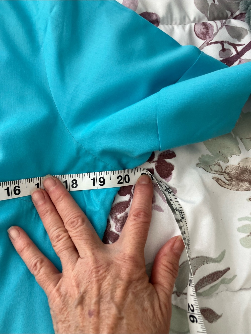 VTG Bright Turquoise Midi Shirtwaist Dress with Belt - Picture 7 of 10